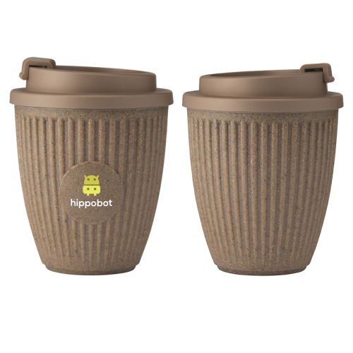 To go krus lavet af kaffebønner - Billede 2